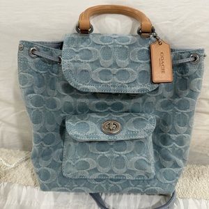 Coach Riya Denim Backpack
